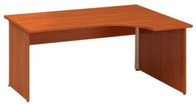Ergo kancelársky stôl Alfa 100, 180 x 120 x 73,5 cm, pravé vyhotovenie, dezén čerešňa