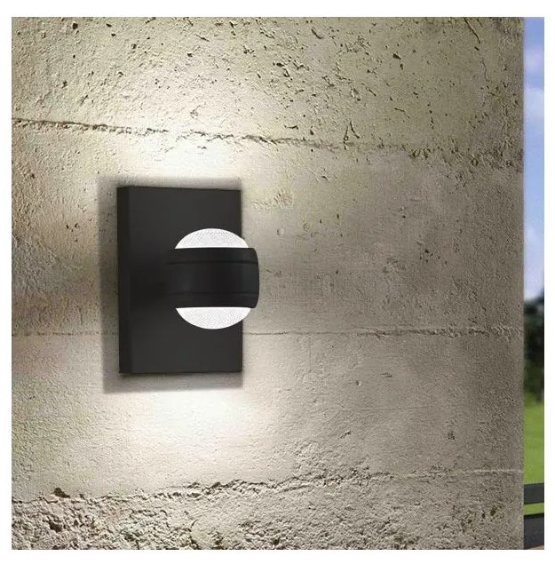 Eglo 94848 - LED Vonkajšie svietidlo SESIMBA 2xLED/3,7W/230V IP44