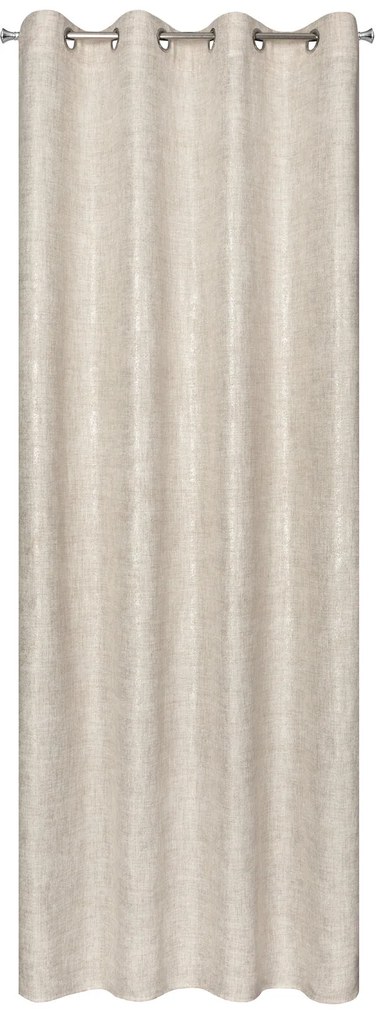 ZÁVES NA KRÚŽKOCH BLANKA 140X250 CM BÉŽOVÁ