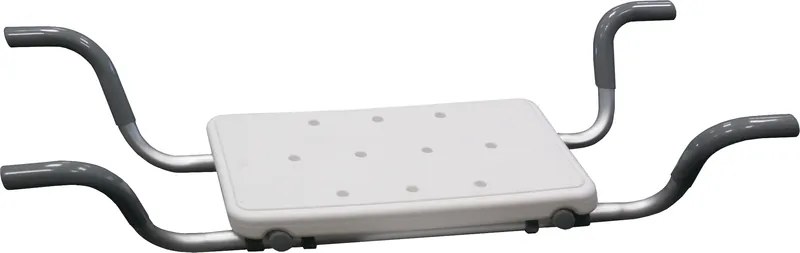 BISK Erga Handicap PRO, skladacie sedadlo do vane 820x300 mm, biela-šedá, ERG-06218