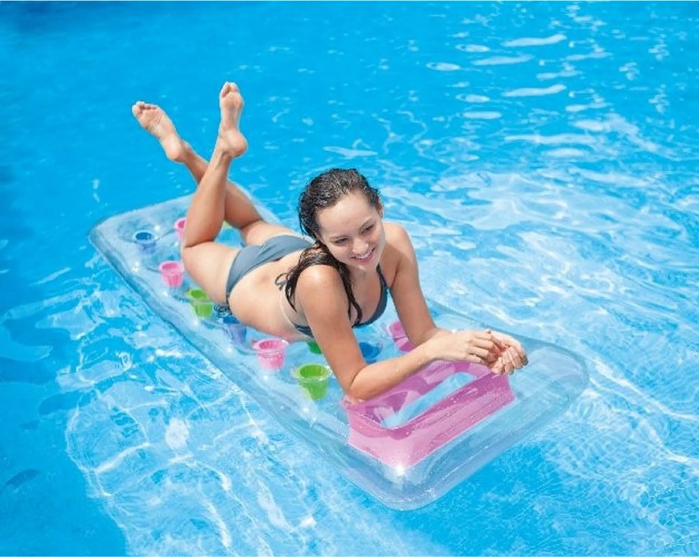 Intex | Nafukovacie lehátko - transparent | 11630086