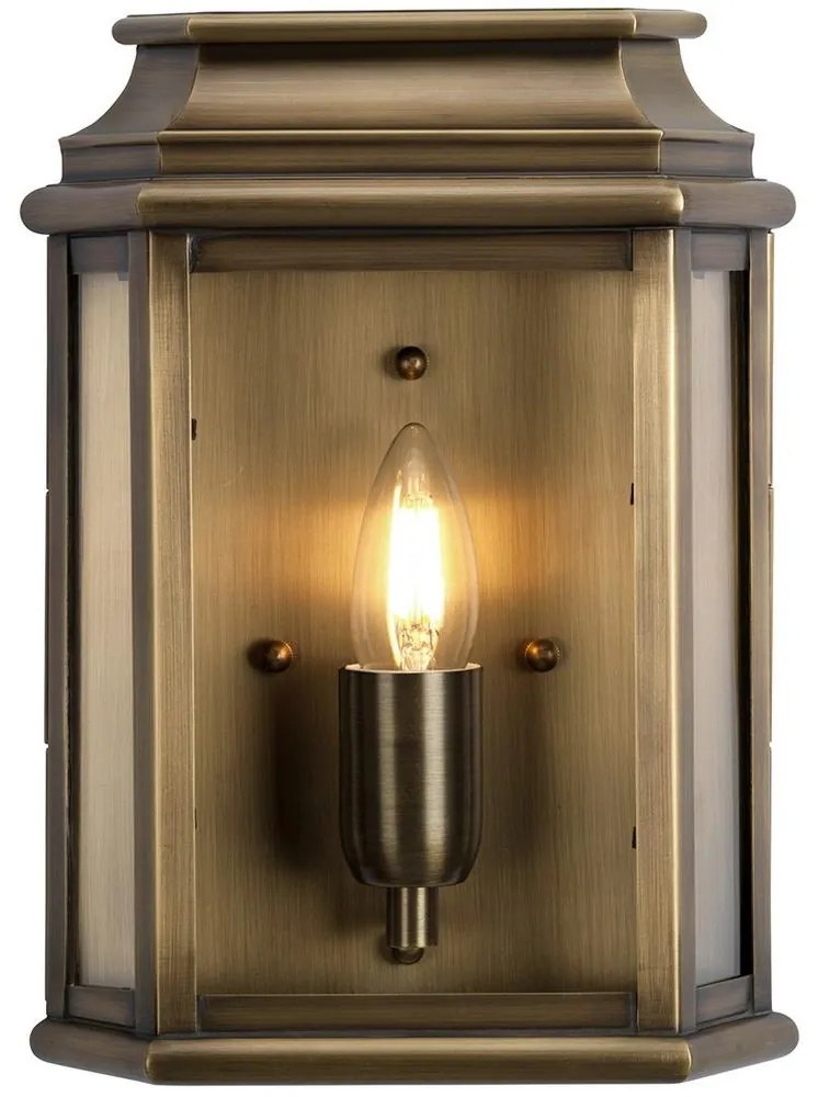 Elstead - Vonkajšie nástenné svietidlo ST MARTINS 1xE27/100W/230V IP44 bronz