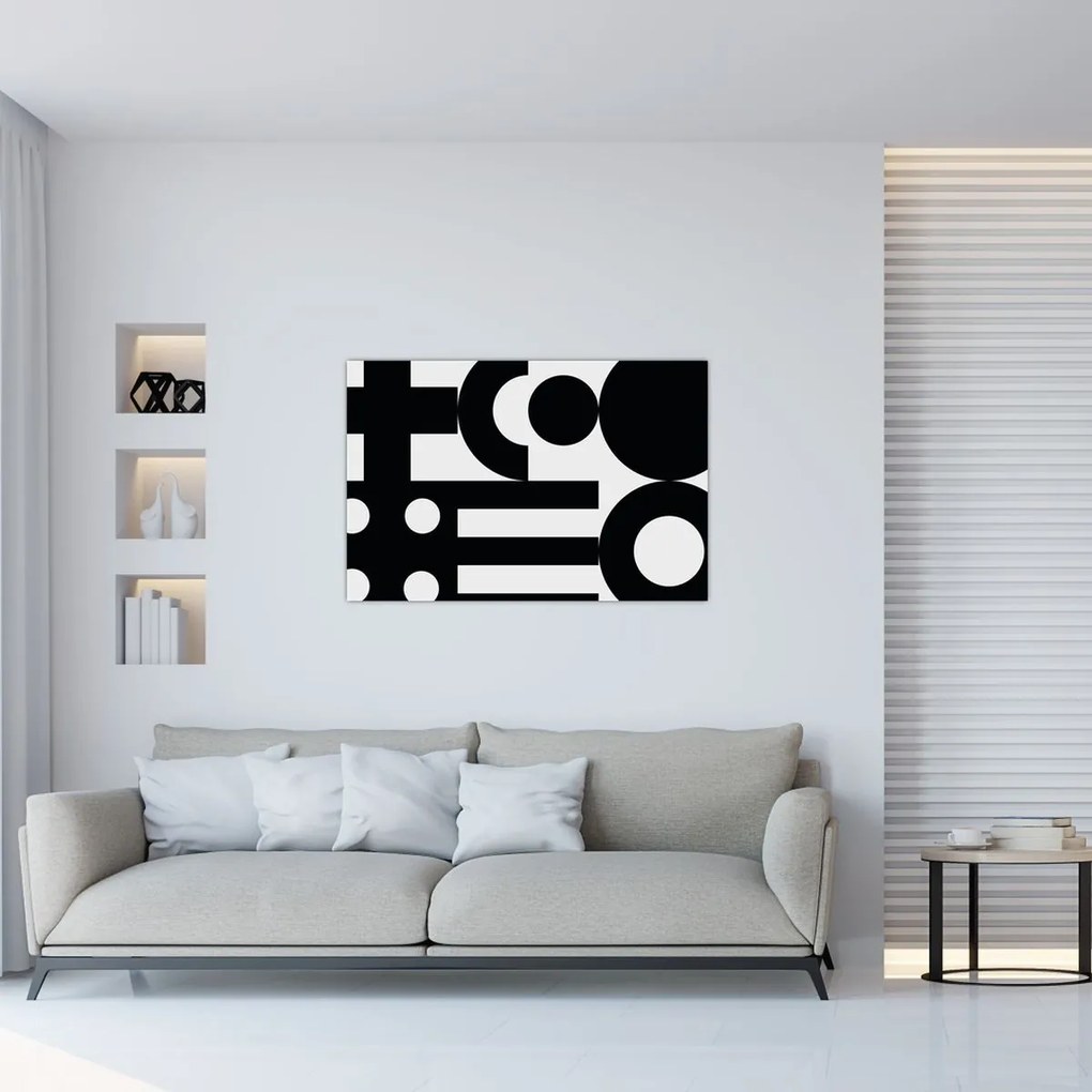 Obraz - Geometrická abstrakcia N⁰3 (90x60 cm)