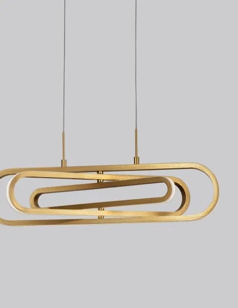 LED luster Arte 64 zlaté