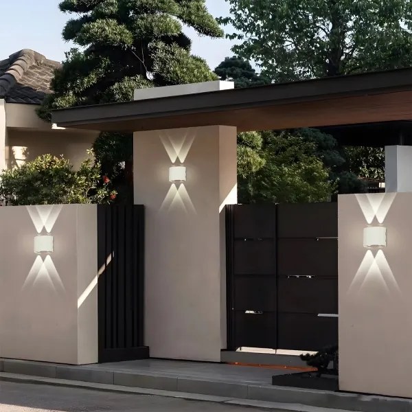 Brilagi - LED vonkajšie nástenné svietidlo FLAREBOX LED/4W/230V biele IP65