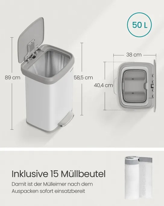 Odpadkový kôš 50L LTB530W03