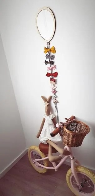 Zrkadlo balón pre deti – bezpečné akrylové zrkadlo z dreva, 20x15 cm