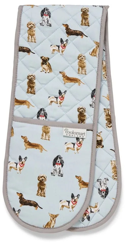Dvojitá bavlnená chňapka Cooksmart ® Curious Dogs
