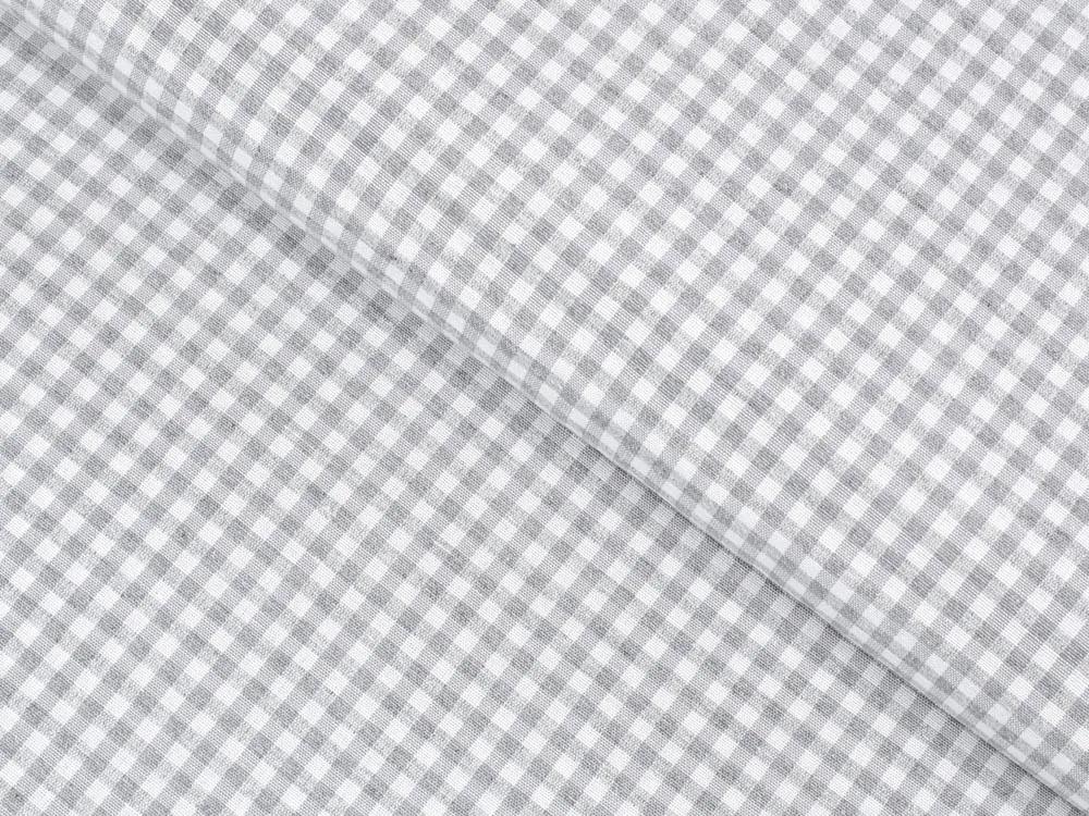 Biante Dekoračná obliečka na vankúš Rebeka RE-015 Svetlo sivo-biela kocka malá 40 x 60 cm