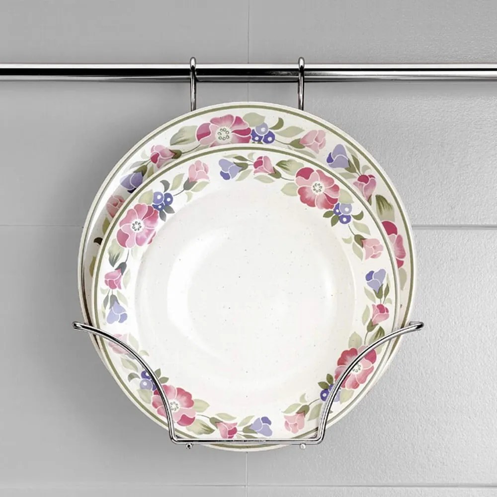 Závesný držiak na pokrievky z pochrómovanej ocele Lonardo – Metaltex