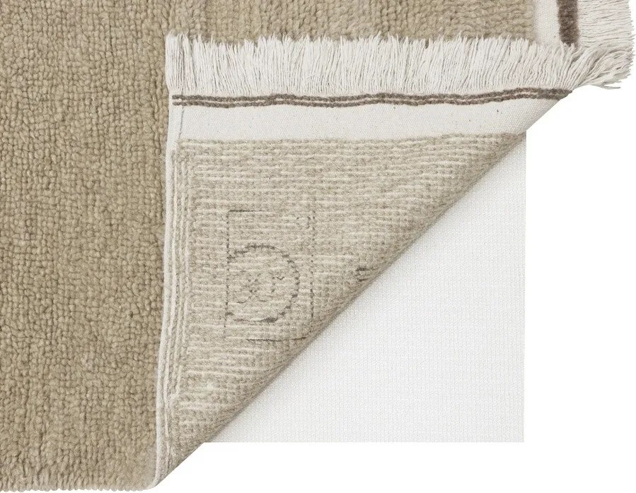 Lorena Canals, DOPREDAJ: 120x170 cm Vlněný koberec Steppe - Sheep Beige, 120x170, béžová, chodba / predsieň