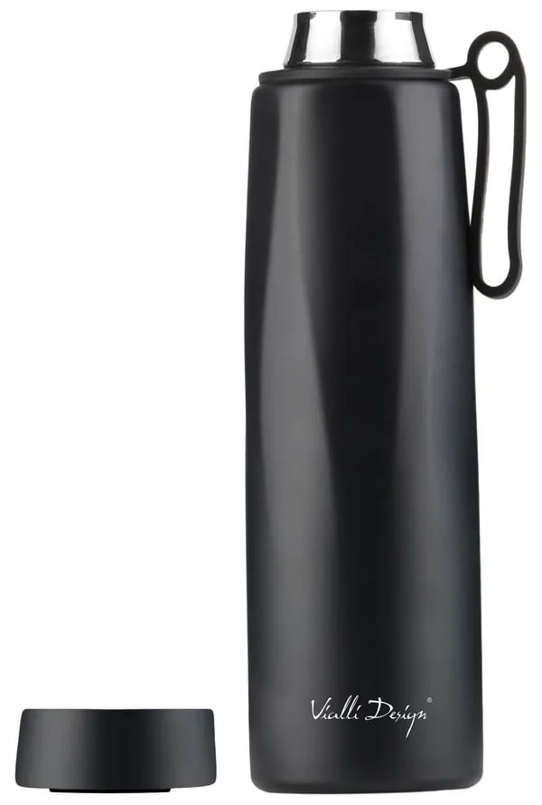 Čierna termoska 500 ml Fuori – Vialli Design