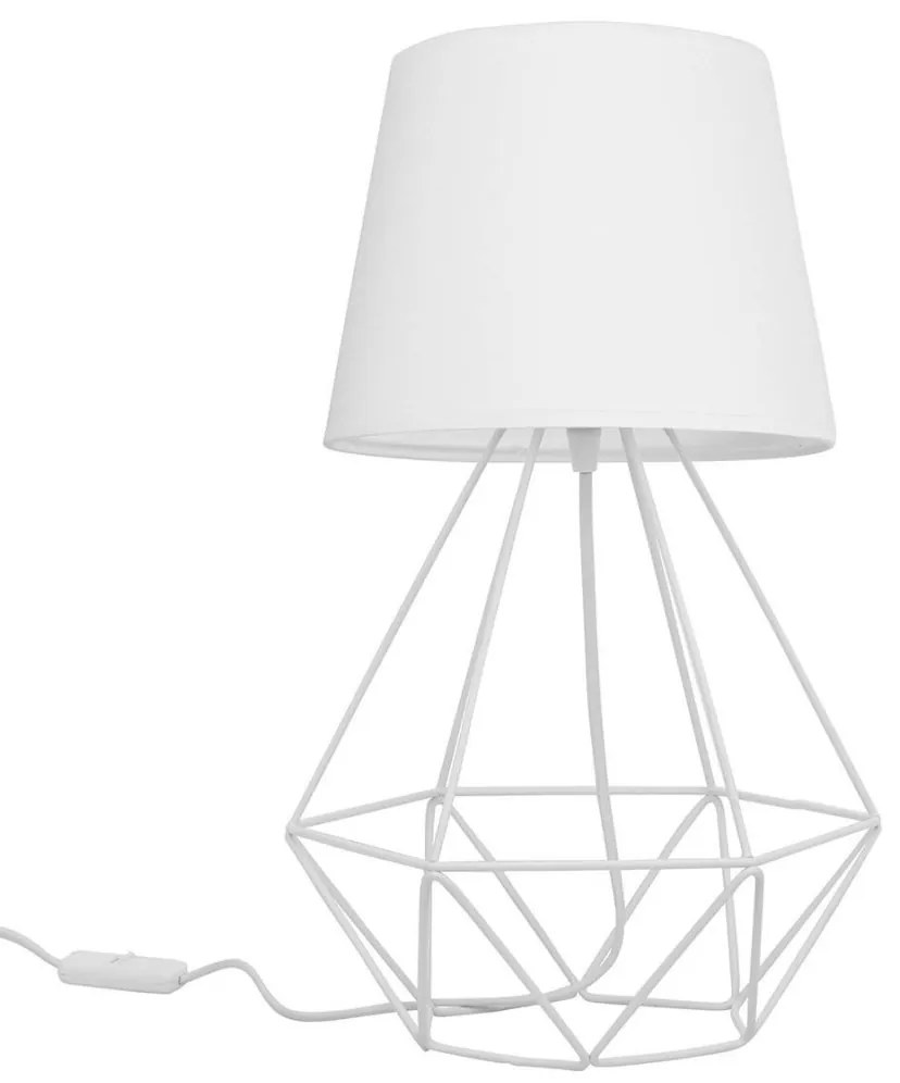 Stolná lampa Milano, 1x textilné tienidlo (výber zo 4 farieb), (výber z 3 farieb konštrukcie), d