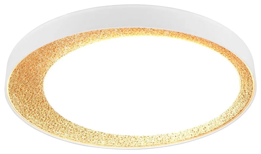 Bielo-svetlohnedé LED stropné svietidlo ø 45 cm Aleta – Reality
