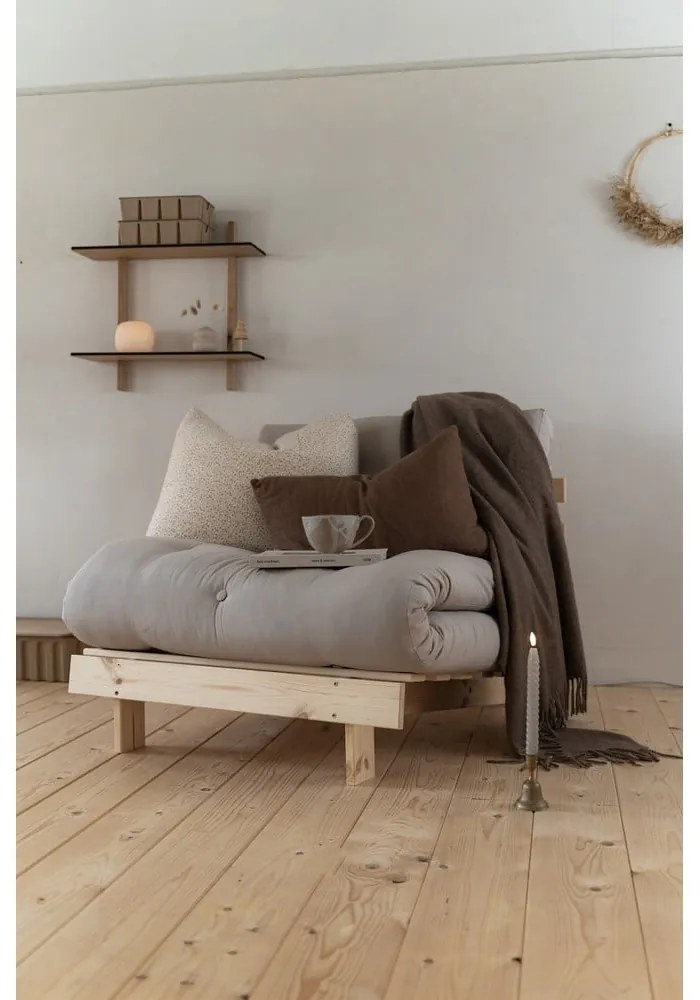 Variabilné kreslo Karup Design Roots Raw/Dark Grey