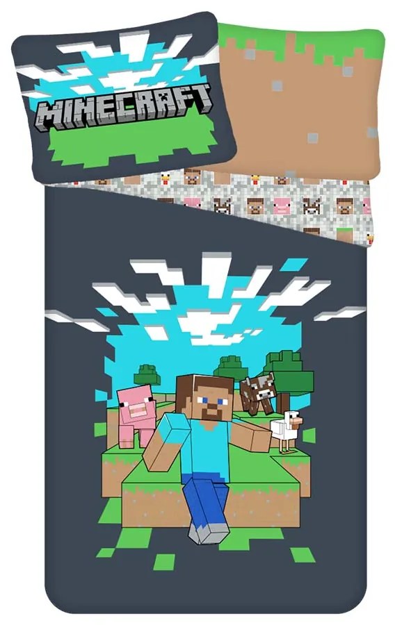 Jerry Fabrics Detské obliečky MINECRAFT - Adventure