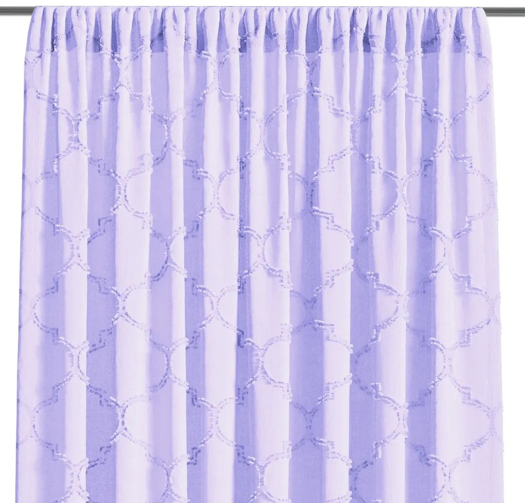 Záclona AmeliaHome Delva III levanduľová