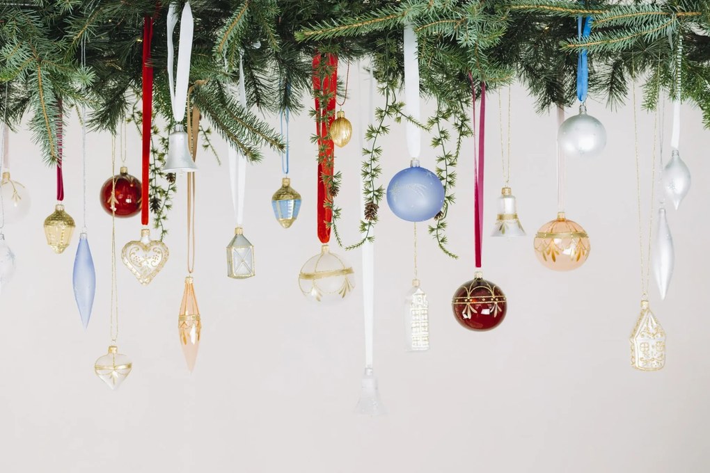 Bella Rose Sklenená vianočná ozdoba Orech Ružová Mat