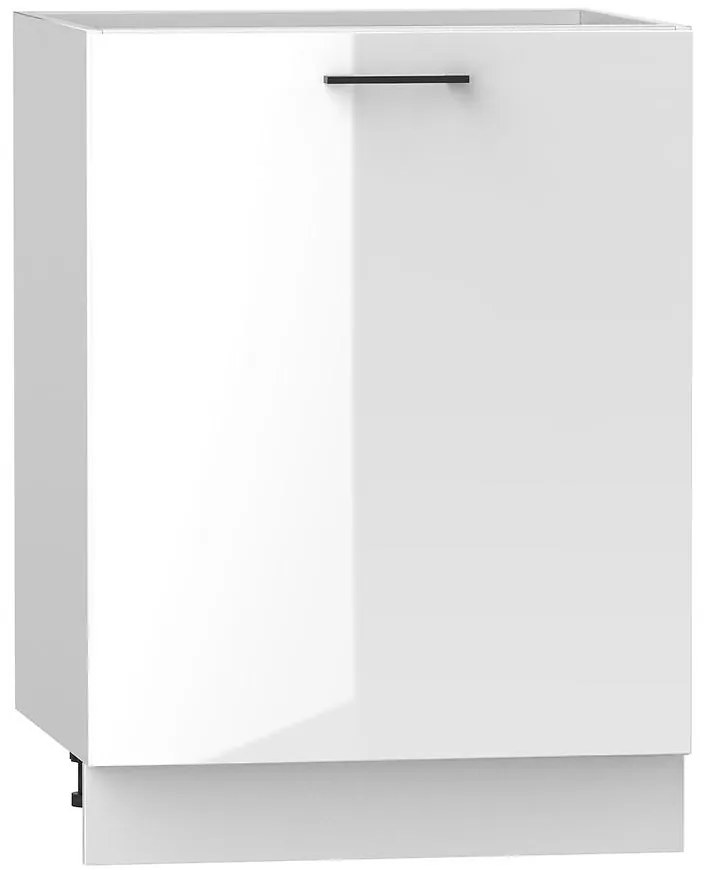 Kuchynská skrinka Oscar D60pc Pl biely lesk/biela