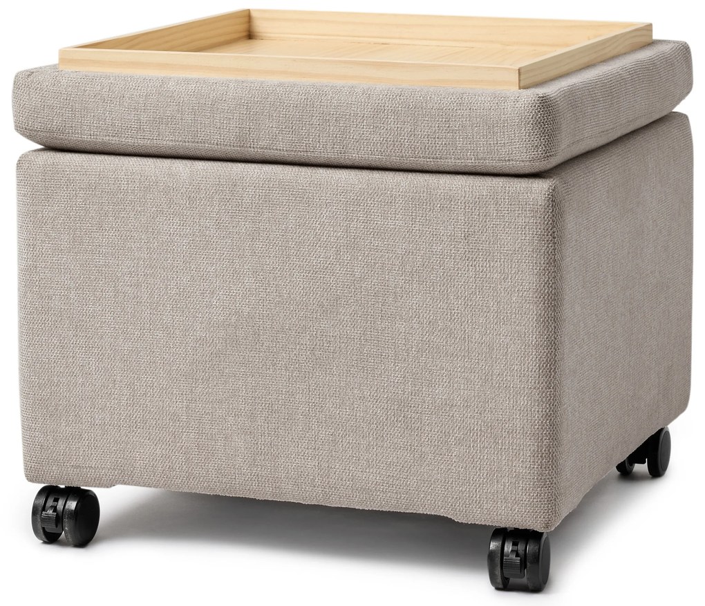 Taburetka na kolieskach s podnosom