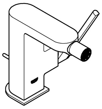 GROHE 33241003 - Bidetová batéria PLUS lesklý chróm