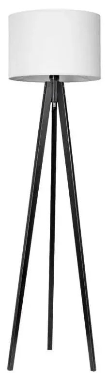 Stojacia lampa ROLLER 1xE27/60W/230V wenge biela