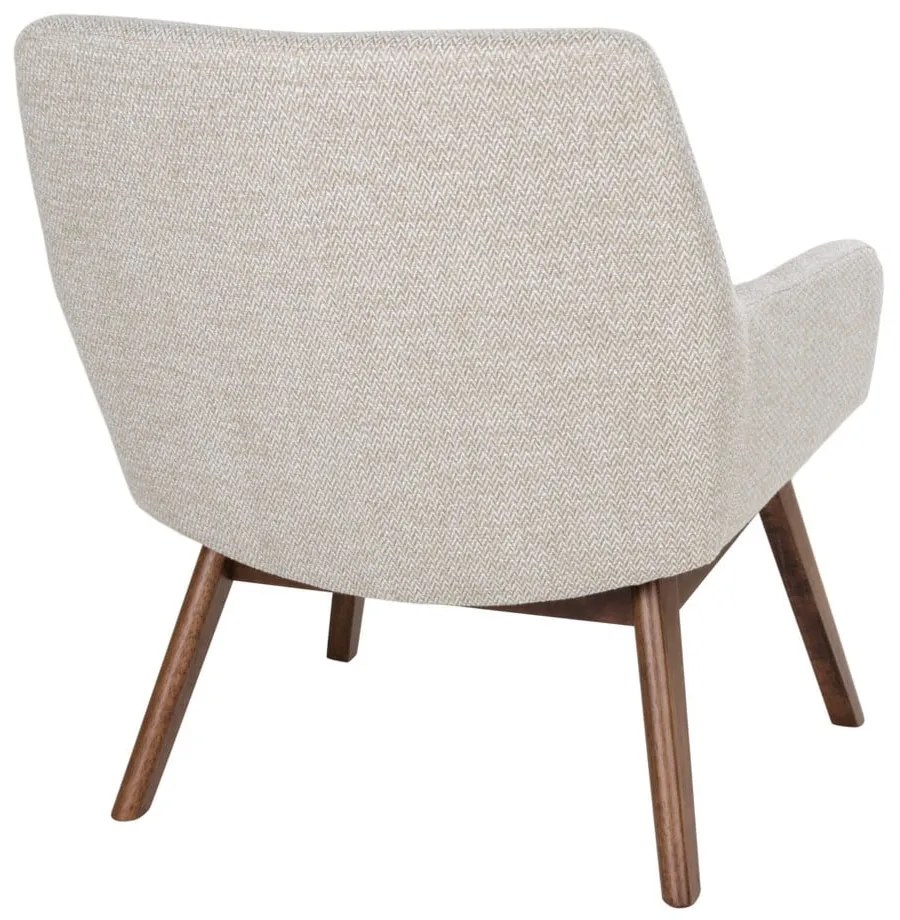 Pieskovohnedé kreslo z orechového dreva House Nordic London