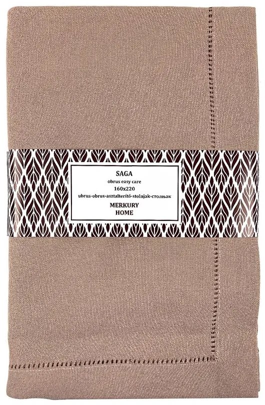 Obrus SAGA svetloružová 160x220 easy care