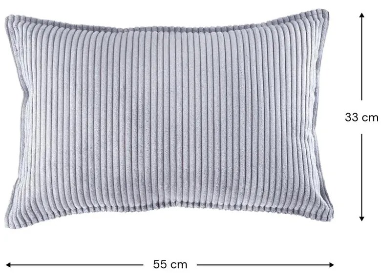 Modrý menčestrový detský pohovkový vankúš Bolster – Wigiwama