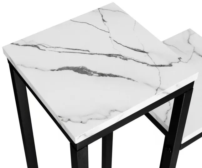 Stojan na kvety MUNIR biely mramor