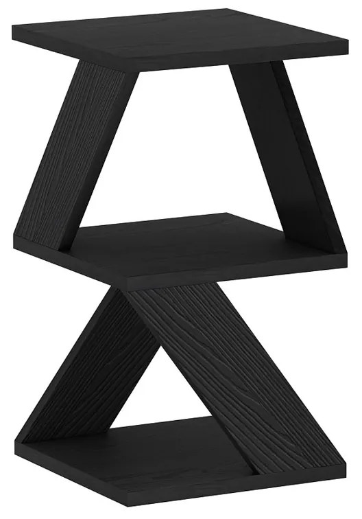 Odkladací stolík Albeni Black Wooden