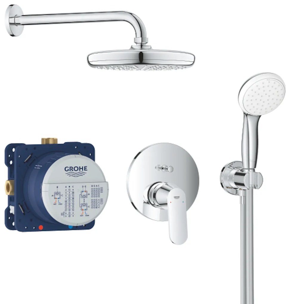 Sprchová batéria Grohe Eurosmart Cosmopolitan vrátane podomietkového telesa chróm 25219001