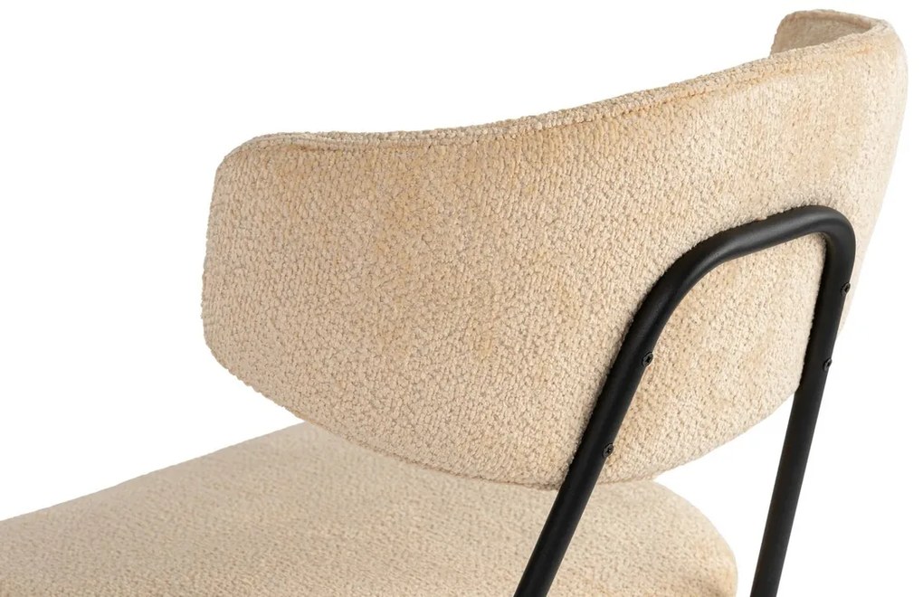 Sada jedálenských stoličiek Nancy Beige and Black,2 ks