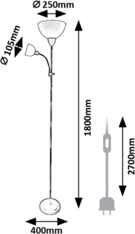 Rabalux ACTION PRO stojacia lampa 74109
