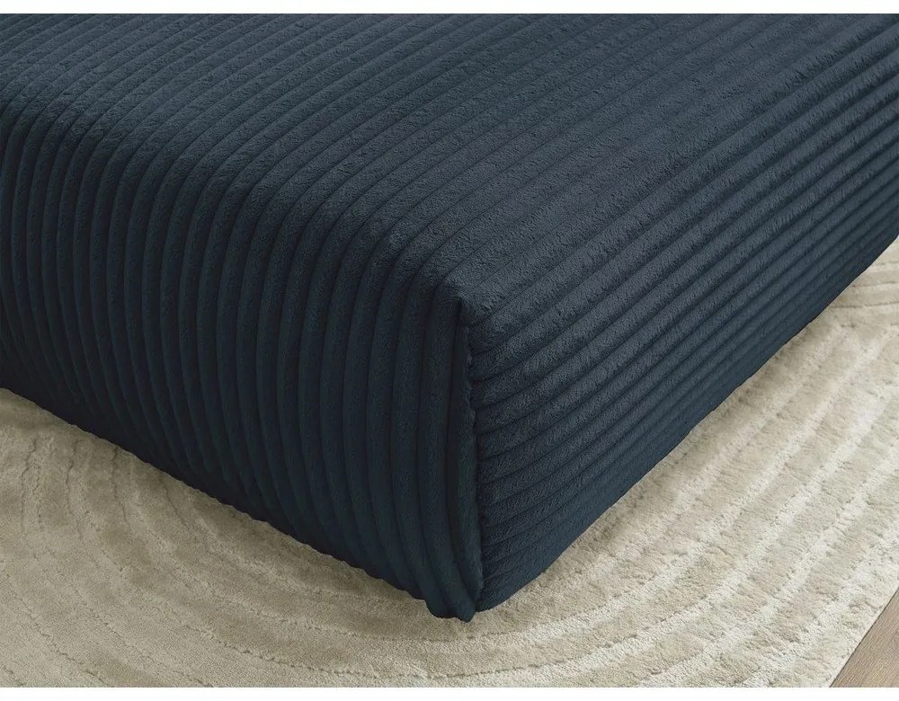 Tmavomodrá menčestrová podnožka Lucien – Bobochic Paris