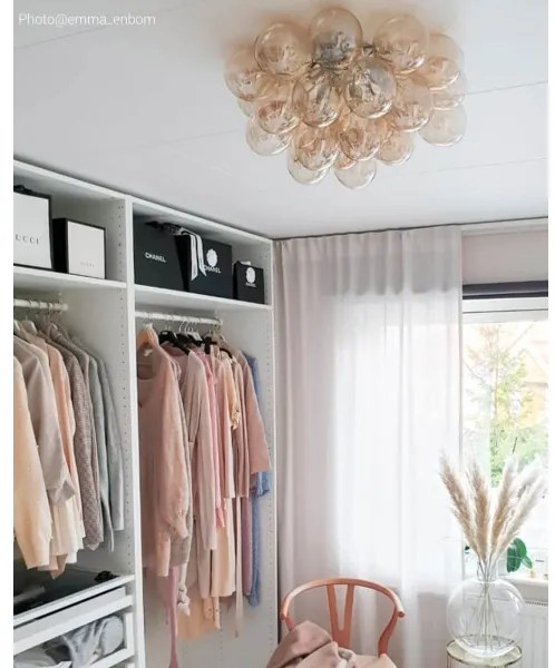 ByRydens 4202240-5503 - Stropné svietidlo GROSS 6xG9/5W/230V dymová/hnedá