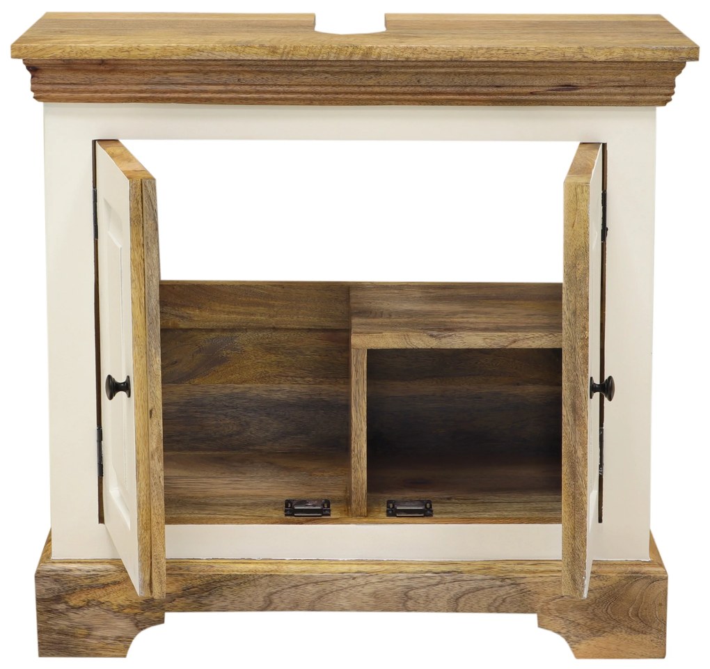 furniture-nabytek.cz - Drevená skrinka pod umývadlo masív 70x65x35 z mangového dreva