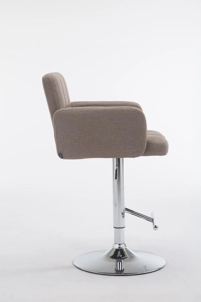 Barová stolička DS1038899 látka - Sivo-hnedá (Taupe)