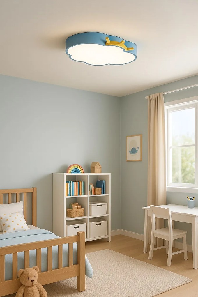 IKO LED stropná lampa s diaľkovým ovládačom – Modrý oblak