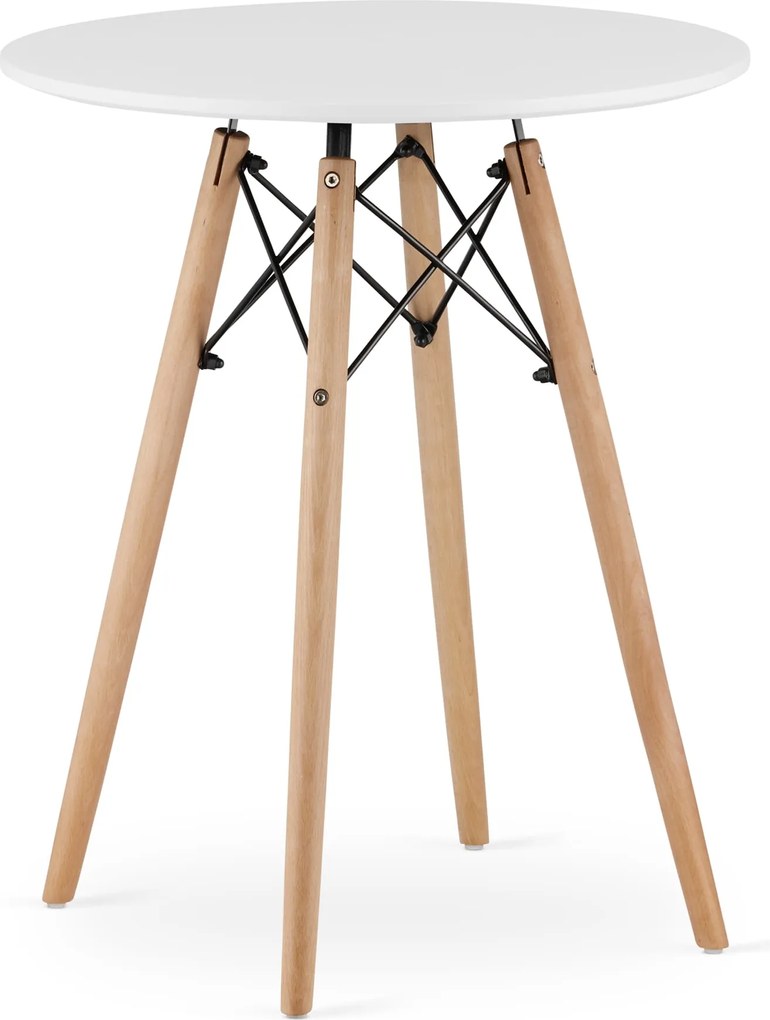 Biely jedálenský stôl OSLO 60x60