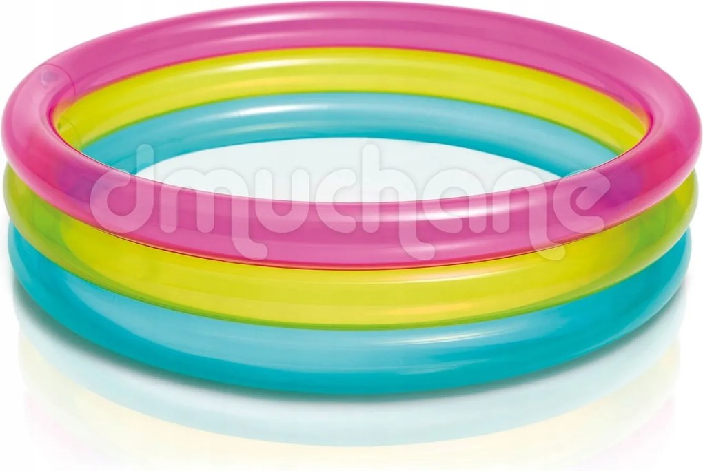 Bazen Pre Deti Nafukovateľná Záhradná Sprchová Vanička Dúha 86 x 25 cm Intex Zábava >