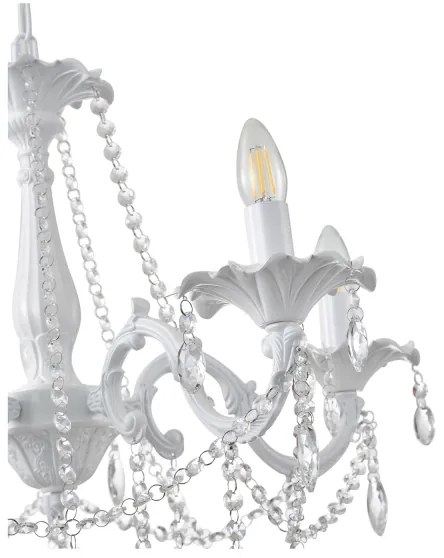 Luster na reťazi 5xE14/15W/230V