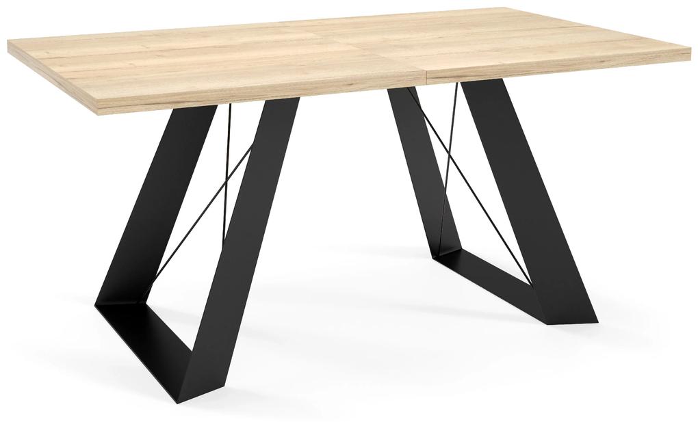 Dizajnový rozkladací jedálenský stôl TAIT prírodný dub halifax Rozmer stola: rozmer 140cm