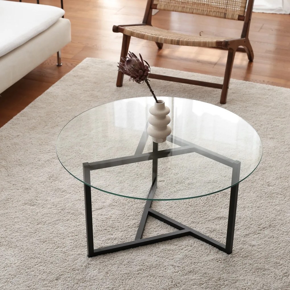 Konferenčný stolík Sloan 75 cm číry