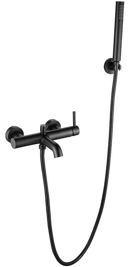 Batéria vaňová Ilma s vaňovou súpravou čierna