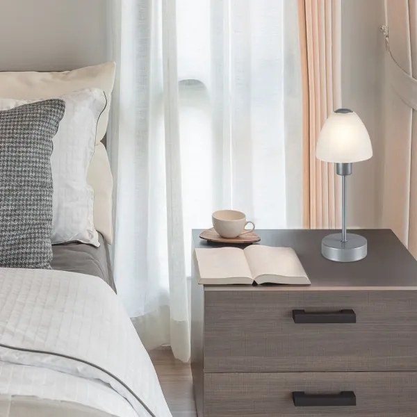 Rabalux 2295 - Stmievateľná stolná lampa LYDIA 1xE14/40W/230V matný chróm