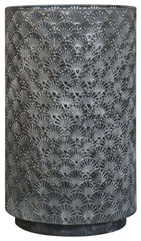 Zinkový antik kovový lampáš so vzorom Vire - Ø 30*50 cm