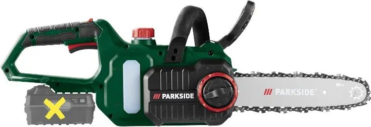 Parkside®  Aku reťazová píla 20 V Paks F5 - bez akumulátora  (100399758)