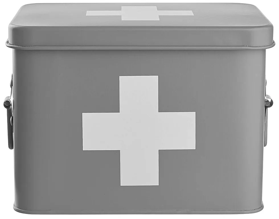 MEDIC Box na lieky - sivá