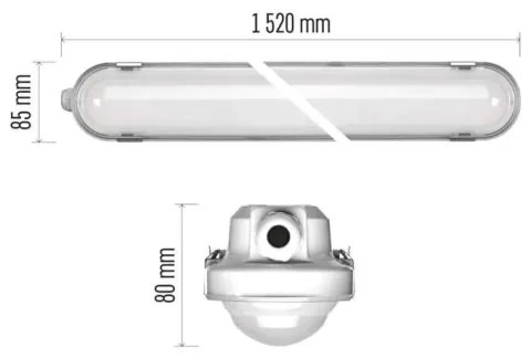 LED Stmievateľné technické svietidlo MISTY LED/29/37/45/51W/230V 6500K IP66